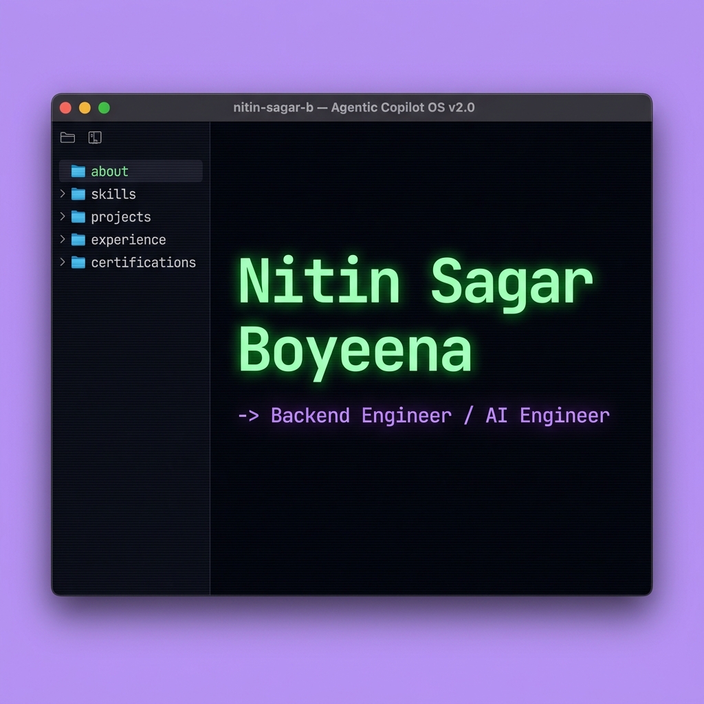 Nitin Sagar B | AI & Data Science Engineer Portfolio